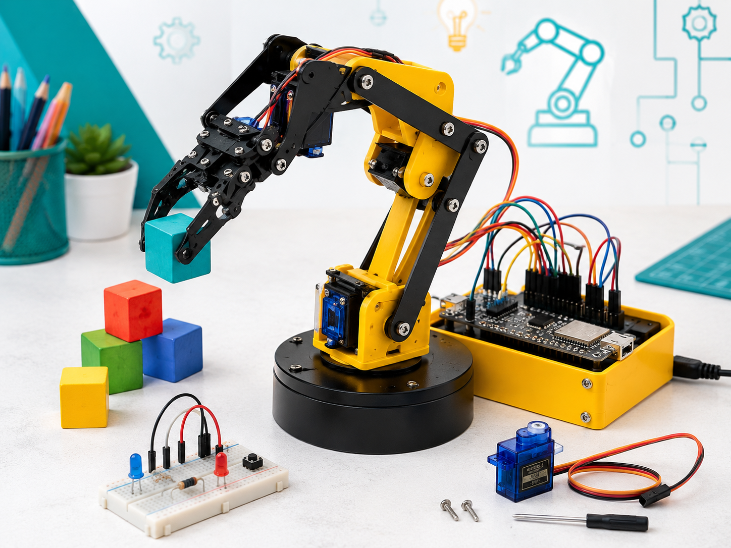 Robot Tay Gắp Mini
