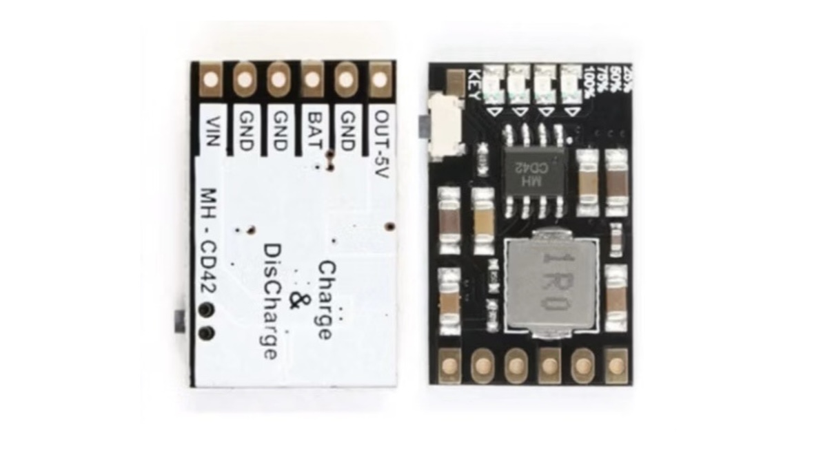 Hướng dẫn sử dụng mạch sạc – xả pin Li-ion MH-CD42 cho ESP32